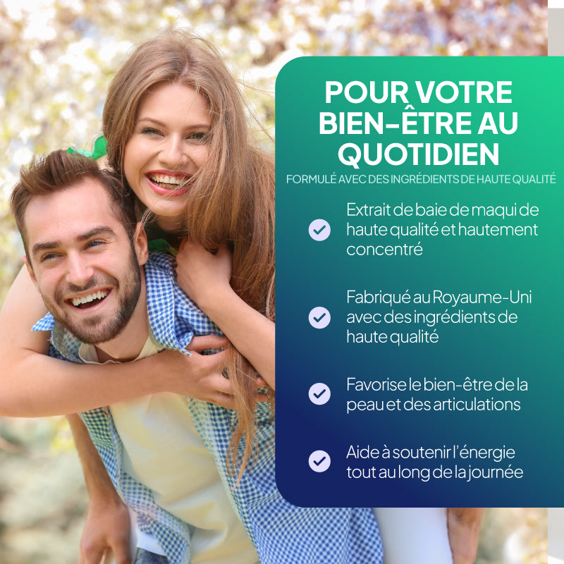 Les comprimés de baies de maqui 2 000 mg améliorent votre bien-être 