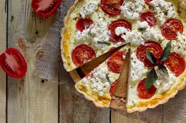 Tarte Tomate Oignon & Chèvre