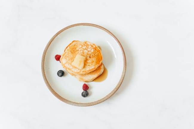 Pancakes protéinées au beurre de cacahuètes